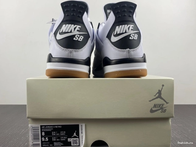 One Kick Retro Jordan SB 4 DR5415-100 0714